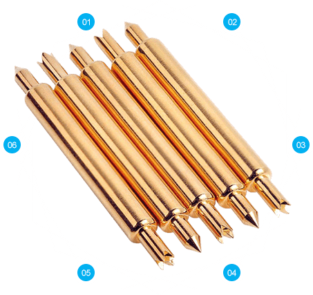 華榮華雙頭探針、高頻測(cè)試彈簧探針、pogopin探針、層層嚴(yán)格質(zhì)檢，保證產(chǎn)品零缺陷