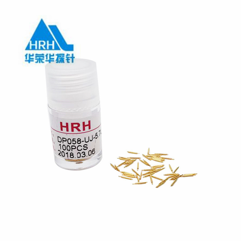 058雙頭探針尺寸、BGA雙頭探針、兩頭帶彈簧探針、雙頭測(cè)試探針圖片