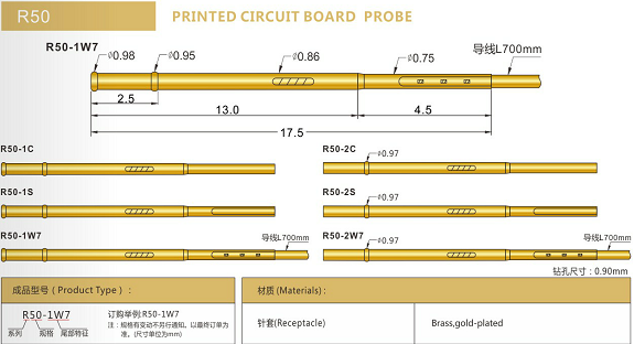 R50測試探針套管選型、R50探針套管規(guī)格型號、探針套管廠家