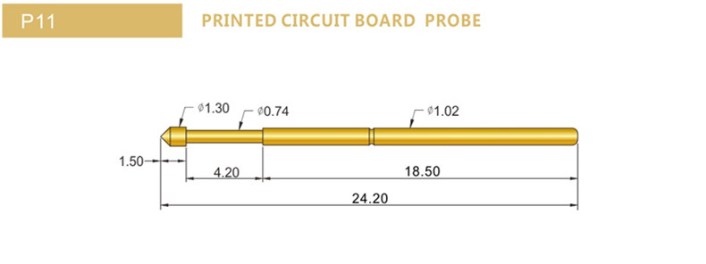 P11探針尺寸，華榮華測試探針選型，測試探針規(guī)格型號